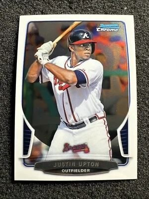 JUSTIN UPTON #96 2013 Bowman Chrome QTY Atlanta Braves - Image 1 of 3
