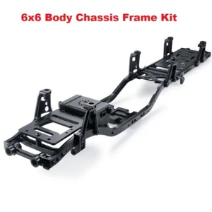 6x6 Metal & Carbon Body Chassis Frame Kit for Axial SCX10 1/10 RC Rock Crawler - Picture 1 of 12