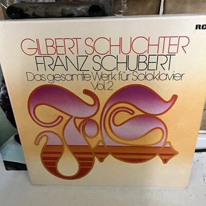 FRANZ SCHUBERT GESAMTE WERKE SOLO KLAVIER 2 BOXEN Gilbert Schuchter 1071/72 F - Imagen 1 de 6