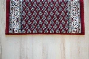 Teppich Läufer Ragolle Mir Rot 80 cm Breite (Länge 400-695cm nach Maß) Da Vinci - Bild 1 von 2