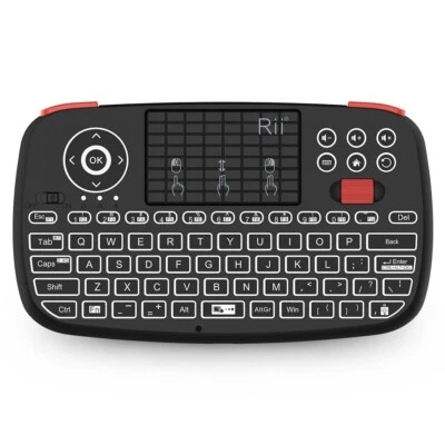 Rii i4  Bluetooth +(RF) 2.4GHz Dual Mode Multimedia Keyboard Touchpad Combo - Image 1 of 4