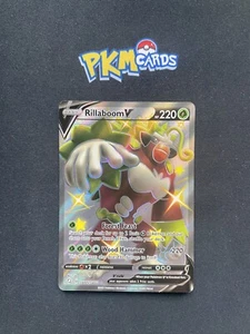Juego de cartas coleccionables Pokémon Rillaboom V Shining Fates SV105/SV122 arte completo brillante raro MP. - Imagen 1 de 4