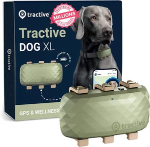 Tractive Dog XL GPS Tracker for Large Dogs, Green - Picture 1 of 7