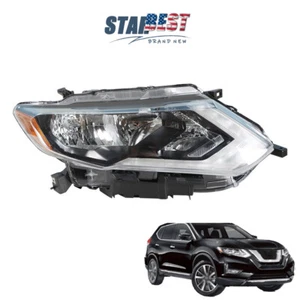 Faro halógeno cromado para Nissan Rogue 2017-2019 pasajero lado derecho - Imagen 1 de 12