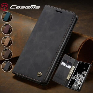 Magnetic Wallet Case Card Leather Flip Cover for Samsung S24 FE/S24+/S25+ Edge - Picture 1 of 25