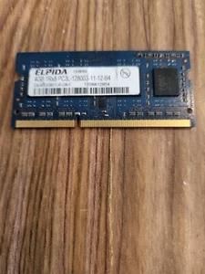 ✨ Elpida 4GB 1Rx8 PC3L-12800S Memory Module EBJ40UG8EFU5-GNL-F - Picture 1 of 2