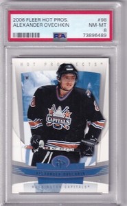 2006 Fleer Hot Prospect Alexander Ovechkin PSA 8