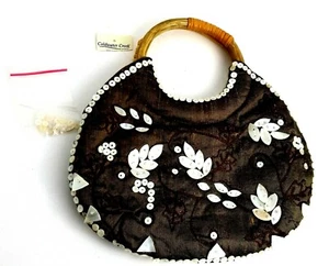Coldwater Creek Handbag Purse Brown Unique Design Trendy - Picture 1 of 3