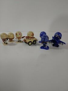 MGA Little Toy Soldiers Actions Figures Lot tan vs blue air power aim high