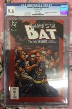 Batman: Shadow of the Bat #1 CGC 9.6 1st App Jeremiah Arkham & Victor Zsasz
