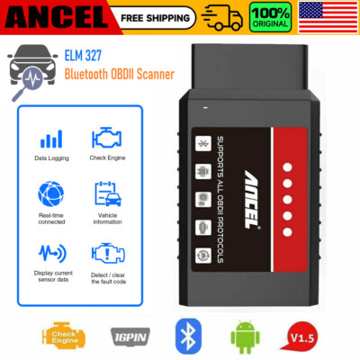 ELM327 V2.1 OBD 2 OBD-II Car Auto Bluetooth D...