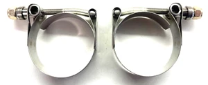(2 PIECE LOT) 94106-0200, CLAMPCO T- Bolt Band Clamps - Picture 1 of 2