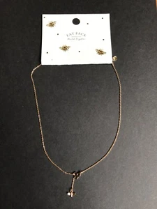 BNWT Fat Face Bee & Honeycomb Necklace - Picture 1 of 9