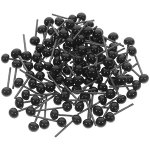 50 Paia Occhi Uncinetto Giocattolo Giocattolo Occhi Bambole Fai da Te Cartoni Animati Occhi Neri Plastica Nasi - Foto 1 di 12