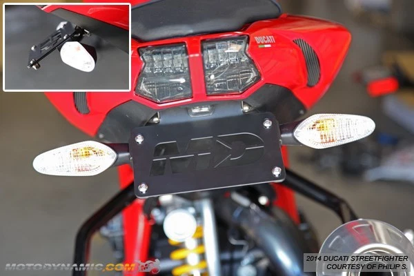 Kit completo eliminador de guardabarros para Ducati Streetfighter Fit 09-15 con luz de placa LED Foto 1 de 1