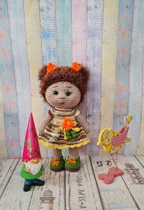 Gehakelte Puppe 30cm - Bild 1 von 2