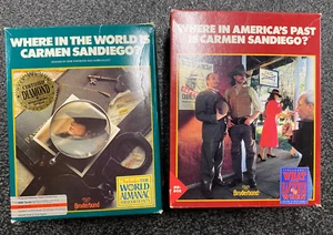 Carmen Sandiego by Broderbund game for IBM/Tandy MS/PC DOS 512K, 3.5” Disk - Picture 1 of 18
