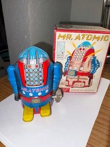 ROBOT Mr. Atomic cuerda brazos móviles caminar hecho por SCHYLLING 2009 - Imagen 1 de 4