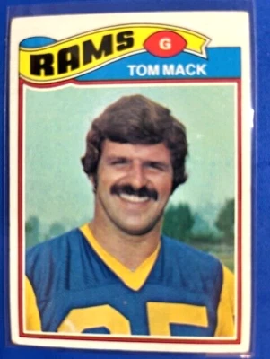 Tom Mack 1977 Topps Football - Rams - Image 1 of 2