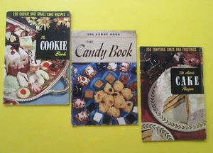 1941, 1949, 1950 Ruth Berolzheimer Culinary Arts Inst. Recipe Books (Lot of 3) - Picture 1 of 4