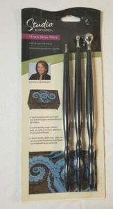 Studio by Sculpey Style and Detail Clay Tools 3-Piece Brand New - Picture 1 of 3