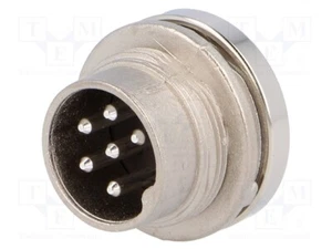Steckverbinder: M16 Löten 300V 5A PIN: 6 Buchse männlich IP40 t 3402 000 M16-S - Picture 1 of 1