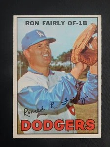 Tarjeta de béisbol Topps 1967 #94 Ron Fairly (casi nueva) - Imagen 1 de 2