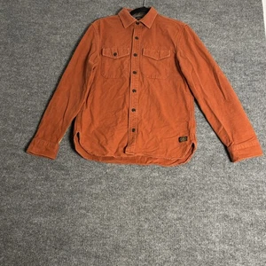 Camicia LL Bean Todd Snyder uomo piccola velluto a coste toppa gomito abbigliamento da lavoro casual - Foto 1 di 19