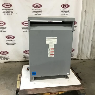 Transformador tipo seco Federal Pacific 36B - T48LH10-75 75 kVa 60 Hz 3 fases 40 °C máximo Foto 1 de 4