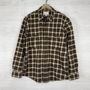 Filson Garment Camicia Uomo Grande Flanella Bottoni Lavoro Esterno Cotone Plaid - Foto 1 di 14