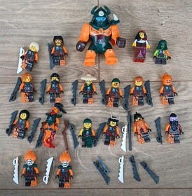 LEGO Ninjago SkyBound Minifigure Lot of 19 Figures W Accessories Head Swapping