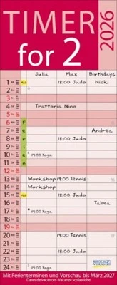 KORSCH Timer for 2 Lifestyle 2026|Kalender