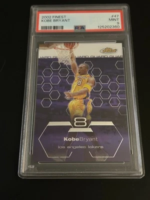 2002-03 Topps Finest #47 Kobe Bryant PSA 9 Mint - Image 1 of 2