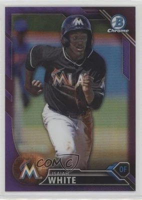 2016 Bowman Chrome Prospects Purple Refractor /250 Isaiah White #BCP203 - Image 1 of 2