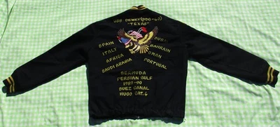 Chaqueta de Crucero USS Dewey DDG-45 "TEXSAS" 1989-1990 De Colección Años 80 90 Marina de los Estados Unidos Foto 1 de 4