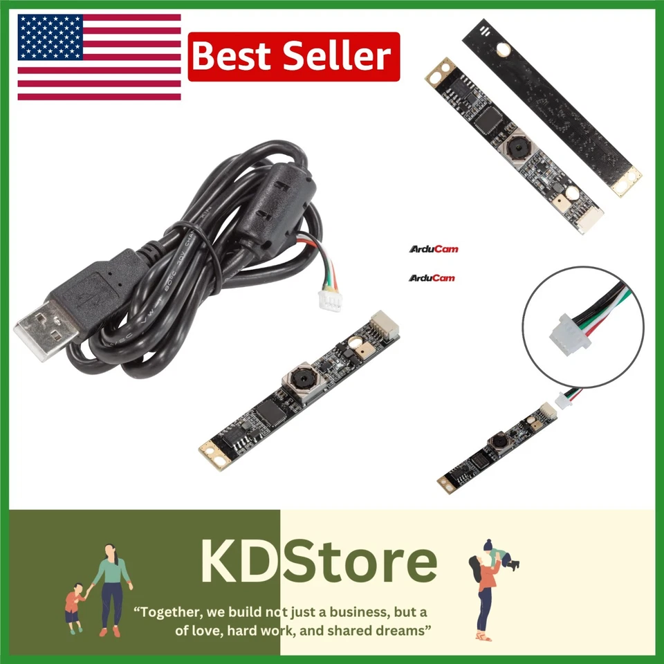 High-Definition 5MP Autofocus USB Webcam with Low Light Capability - Image 1 of 4