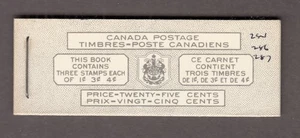 1951 #BK44B BILINGUAL COVER KING GEORGE VI 1949-1951 ISSUE BOOKLET F-VFNH - Bild 1 von 3