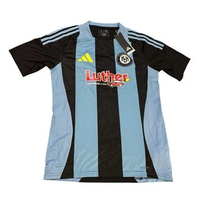 Adidas Minneapolis United Soccer Club Jersey Grey Mens Small NWT - Picture 1 of 10