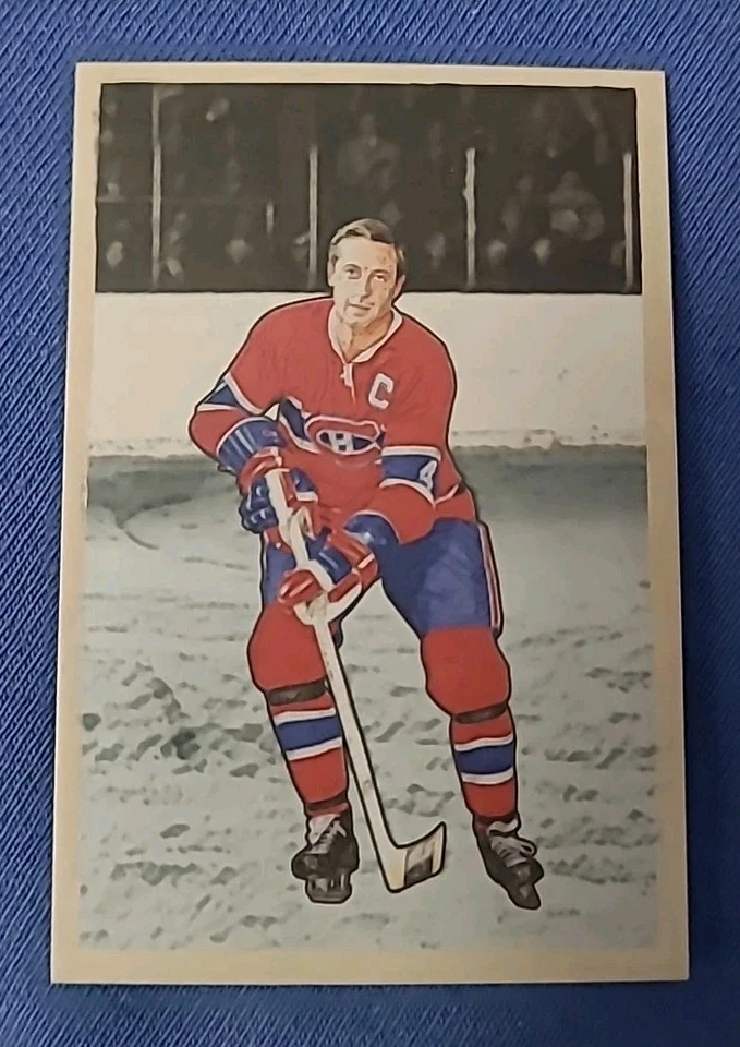 Jean Beliveau CANADIENS 2023-24 Parkhurst Champions '52 Retro Album Back - Image 1 of 2