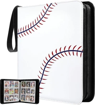 Carpeta para tarjetas de béisbol de 990 bolsillos, carpeta para tarjetas coleccionables con 55 fundas extraíbles Foto 1 de 4