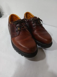 Havana Joe Men’s Padded Brown Leather Oxford Shoes Size US 9.5 EUR 42 Sharp! - Picture 1 of 13