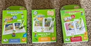 Leap Frog TAG Learn to Read Book Set 1, 2 & 3 Excellent Condition - Picture 1 of 1