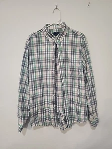 Camisa George Para Hombres L (42-44) Pastel Cuadros Calce Clásico Manga Larga Abotonada - Imagen 1 de 5