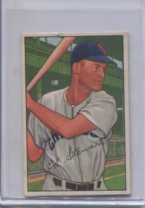 1952 Bowman 185 Eddie Stewart White Sox Ex - Picture 1 of 2
