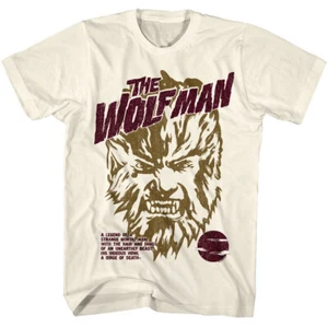 Camiseta para hombre Universal Monsters Movie The Wolfman Legend of Strange Mortal Man - Imagen 1 de 6