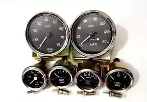 Smiths Kit- Elec Temp + Oil + Fuel +Volt Gauge+Speedometer +Tacho 100 mm - Picture 1 of 3