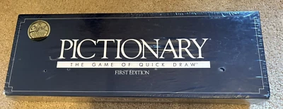 Vtg 80's Pictionary First Edition Board Game 1985 *NEW FACTORY SEALED* 40 Years! - Image 1 of 4
