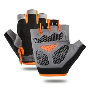 Half Finger Gel Cycling Gloves Breathable Anti-slip MTB Bike Bicycle Gloves  - Picture 1 of 40