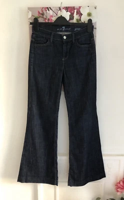 7 For All Man Kind Dark Wash 'Ginger' Jeans, UK Size 10 - Image 1 of 4