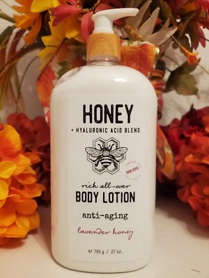 Home & Body  ~ Lavender Honey + Hyaluronic Acid Anti-Aging Body Lotion 🐝 27oz - Image 1 of 2